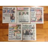 Newspapers Relating To Dickie Bests Death. All different newspapers from 2008. (5)