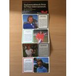 1971 Tuf Boys Internationals Gatefold Brochure: Including George Best Bobby Moore and other top