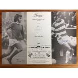 Best Marsh + McGuinness Signed Dinner Menu: Sporting Luncheon with George Best, Rodney Marsh and