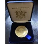 George Best Freedom Of Castlereagh Commerative Collectors Medal: This was to honour his award of the