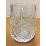 George Best Glass Tankard Award: Engraved International Five A Side 1988. This item was sold by