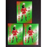 George Best Jim Hossack Trade Cards: Simply The Best George Best Manchester United. Gold Foil No