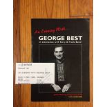An Evening With George Best Programme + Ticket. Dated 19 5 2003