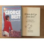 1980 George Best Signed Football Book: An Autobiography by Graeme Wright and George Best. Hardback