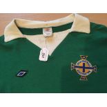 George Best Northern Ireland Match Worn Football Shirt: Northern Ireland v Coventry City 9th Oct