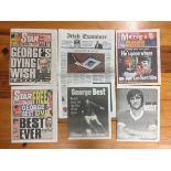 2005 Newspapers Relating To George Bests Death + Funeral: All different newspapers. Lot 6. (6)