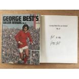 1969/70 George Best Signed Soccer Annual No 3: Hardback book signed by George Best.