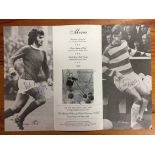 Best Marsh + McGuinness Signed Dinner Menu: Sporting Luncheon with George Best, Rodney Marsh and