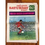 Northern Ireland Saturday Night Football Newpaper: George Best on cover dated 3 5 1969.