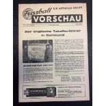 64/65 Borussia Dortmund v Manchester United Football Programme: Inter Cities Fairs Cup dated 11 11