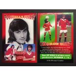 George Best Jim Hossack Football Postcard: Footballs Finest George Best. Picture shows front and