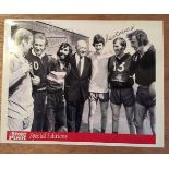 Manchester United Signed Football Photo: Manchester Evening News Sport Pink Special Edition