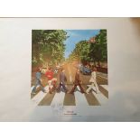 George Best Beatles Signed Football Print: Limited Edition Beckett Studio Manchester Print. El