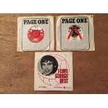 The Devoted I Love George Best Vinyl Records: Hard to obtain as the three all have different