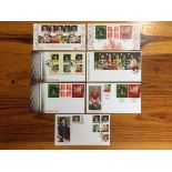 George Best Buckingham First Day Covers: Football Heroes series stamps from 2013. All covers have