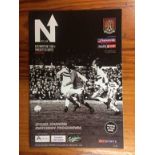 2003/2004 Northampton Town v Manchester United Football Programme: Special edition with feature on