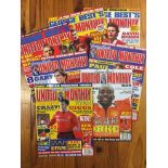 1998 George Bests United Monthly Magazine: Numbers 1 to 7. Complete set.