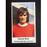 George Best Colour Football Card: Head and shoulders of George Best: Rare card from unknown maker.