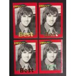 George Best Jim Hossack Trade Cards: Simply The Best George Best Manchester United. Bronze Foil No 7