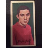 1964 Barrett Famous Footballers Cigarette Card No 29 George Best: This was the first ever football