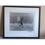 George Best Signed Football Print: The Best Moment of My Life. Framed print of George Best after