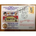 1999 Champions League Final Signed FDC: Manchester United 2 Bayern Munich 1. Signed by George Best