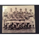 1962 Ireland Youth Team Photograph: From the England v Ireland Youth International Game measuring