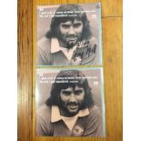 George Best Signed Greeting Card: I spent a lot of money on booze birds and fast cars, the rest I