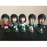 George Best Corinthian Figures: All Different. Unboxed. (5)