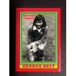 George Best Jim Hossack Limited Edition Trade Card: Soccers Finest quality card. Personally signed