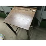 A vintage folding school desk - NO RESERVE