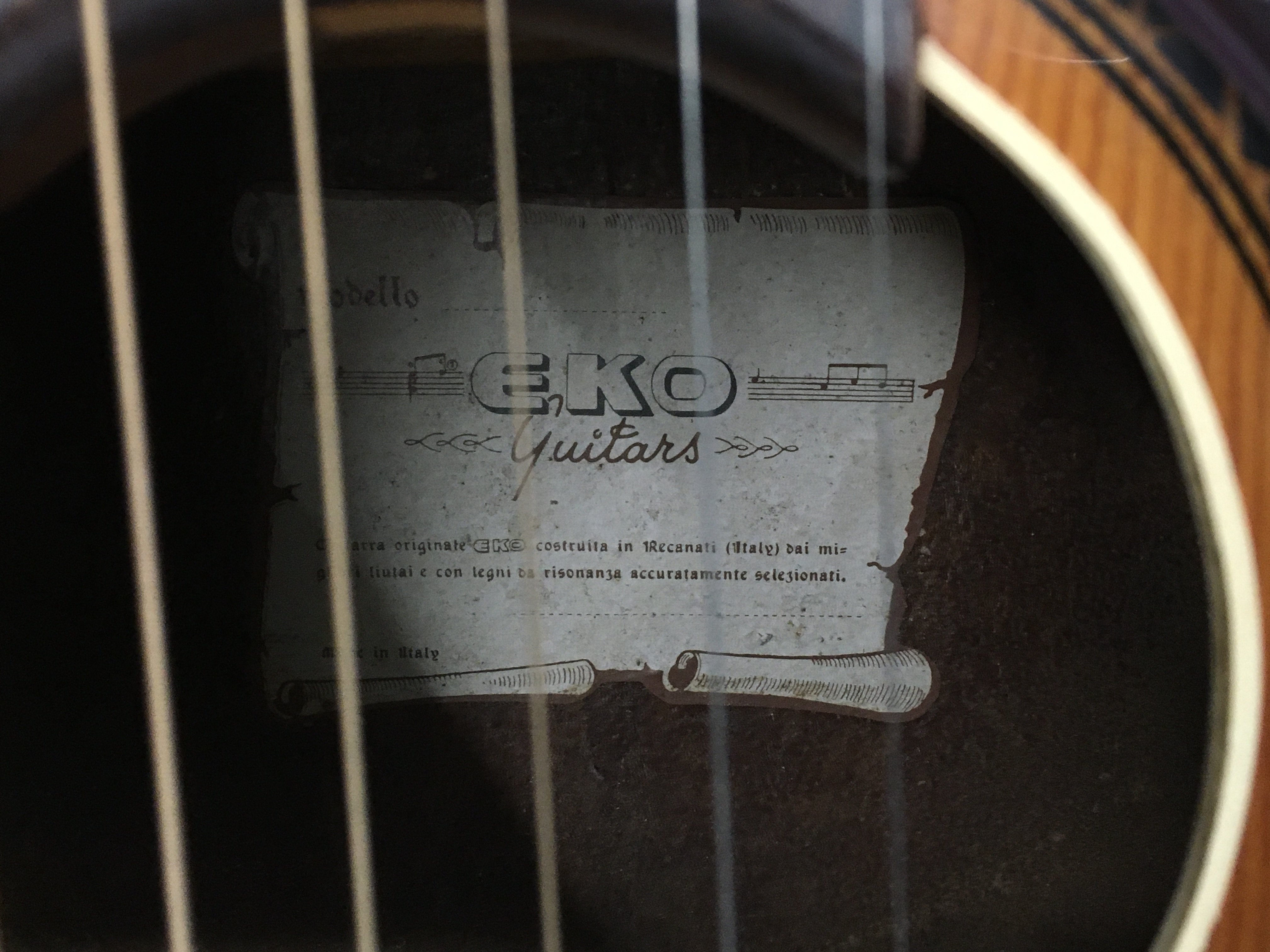 An Eko Ranger acoustic guitar. - Image 4 of 7