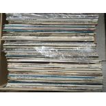 Eight boxes of LPs by various artists including many jazz titles and show soundtracks - NO RESERVE