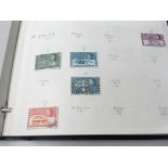 A album of stamps British Antarctic to Burma .