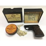 A boxed Webley sports starting pistol.