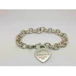 A Tiffany & Co bracelet with a 'Please Return To T