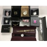A collection of watches, various makes.