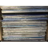 Eight boxes of LPs by various artists including many jazz titles, includes US imports - NO RESERVE