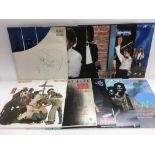 A collection of Michael Jackson, The Jackson 5 and related LPs and 12 inch singles.