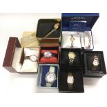 A collection of ladies watches, various makes incl