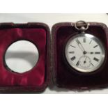A silver pocket watch in H/M case and 3 other pock