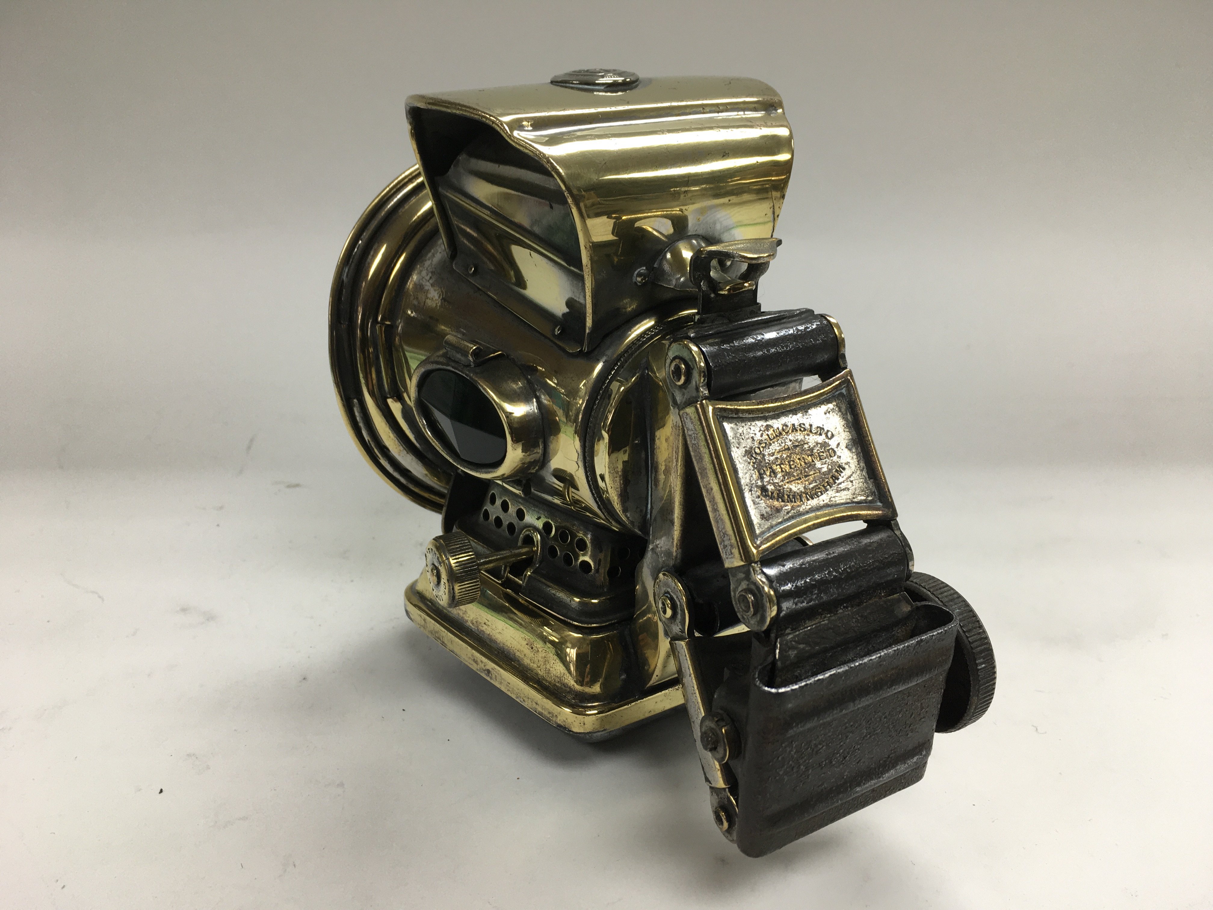 A Joseph Lucas Ltd 'Silver King' oil bicycle lamp, - Image 2 of 2