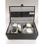 A new and boxed Jeff Banks four watch gift set.