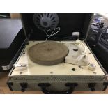 A 1950s Stella valve turntable, fully refurbished.