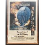 Two posters for 'The Hindenburg', the first a framed US one sheet film poster which has been
