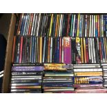 A box of CDs, various artists.