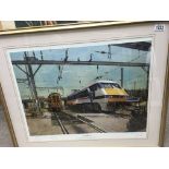 2 signed Terrance Cuneo limited edition railway re