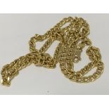 An 18ct gold chain (stamped 750), approx 13.2g, (5