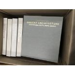 A box containing modern books Ancient Architecture and other detailed Architectural History books (a