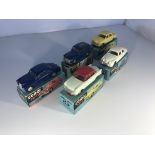 A selection of Corgi Toys model cars. A Riley Path